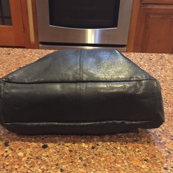 Giani Bernini Black Leather Shoulder Bag - Picture 3 of 10